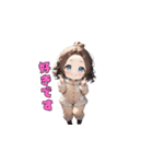おやすみひつじガール（個別スタンプ：24）