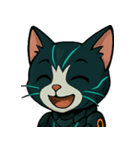サイバー猫のぶんた（個別スタンプ：9）