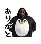 肯定するペンギン。(褒め・癒し優しい返信)（個別スタンプ：8）