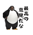 肯定するペンギン。(褒め・癒し優しい返信)（個別スタンプ：16）