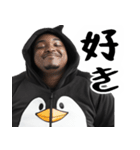 肯定するペンギン。(褒め・癒し優しい返信)（個別スタンプ：18）