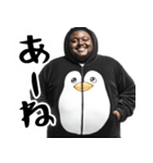 肯定するペンギン。(褒め・癒し優しい返信)（個別スタンプ：21）