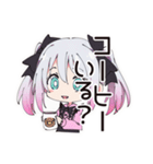 地雷ちゃんのオンライン授業♡（個別スタンプ：15）