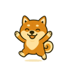しば犬スタンプ vol.1（個別スタンプ：9）