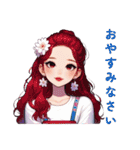 Sparkling Girls 6（個別スタンプ：15）