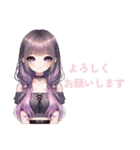 Sparkling Girls 6（個別スタンプ：21）