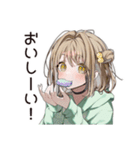 カフェ巡り★ゆるパーカーちゃん（個別スタンプ：33）