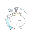 可愛くて丸い白い男の子 の「しろ」くん（個別スタンプ：27）