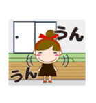 大人の優しい気遣い 日常 お団子女の子 夏（個別スタンプ：22）