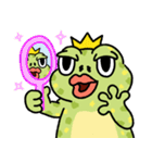 楽天的なヒキガエル王子（個別スタンプ：9）