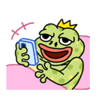 楽天的なヒキガエル王子（個別スタンプ：25）