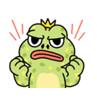 楽天的なヒキガエル王子（個別スタンプ：34）