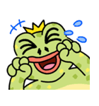 楽天的なヒキガエル王子（個別スタンプ：36）