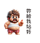 お父さんは今回決して心が弱くない（個別スタンプ：4）
