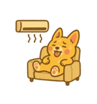 コーギーの生活 (にほんご) Ver2（個別スタンプ：6）