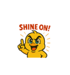 ポジティブヒヨコ（個別スタンプ：1）