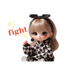 ギンガムチェック✨ギャルの日常(再販)（個別スタンプ：4）