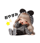 ギンガムチェック✨ギャルの日常(再販)（個別スタンプ：32）