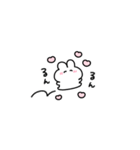。ちまっとうさちゃん 。3（個別スタンプ：11）