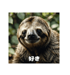 レトロかわいいナマケモノのゆる日和（個別スタンプ：24）