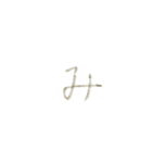 もこの明朝手書き文字（あかさたなはまら）（個別スタンプ：32）