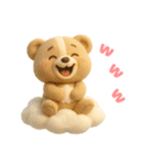 毎日使える「3Dぬいぐるみくまさん」（個別スタンプ：26）
