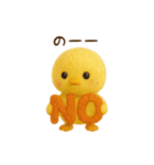 羊毛フェルト♡ひよこちゃん♡日常スタンプ（個別スタンプ：11）