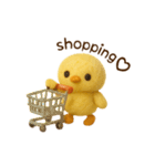 羊毛フェルト♡ひよこちゃん♡日常スタンプ（個別スタンプ：21）
