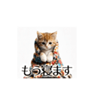 とにかく動く猫【日常/あいさつ】（個別スタンプ：10）