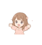 超使える♡うさぎと女の子のゆるかわ日常（個別スタンプ：9）