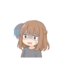 超使える♡うさぎと女の子のゆるかわ日常（個別スタンプ：11）