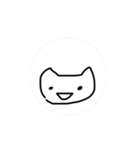 動く、てがきゆるねこ（個別スタンプ：3）