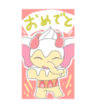 かわいい スイーツのゾウさん（個別スタンプ：6）