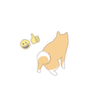 そうそこに柴犬が（個別スタンプ：8）