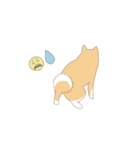 そうそこに柴犬が（個別スタンプ：9）