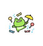 動くしょぼいカエル（個別スタンプ：8）