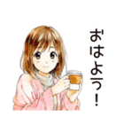 通勤あるある♡ふつうの女の子（個別スタンプ：2）