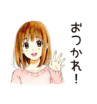 通勤あるある♡ふつうの女の子（個別スタンプ：3）