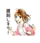 通勤あるある♡ふつうの女の子（個別スタンプ：14）