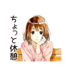 通勤あるある♡ふつうの女の子（個別スタンプ：28）