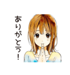 ふつうの女の子のティータイム（個別スタンプ：3）