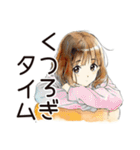 ふつうの女の子のティータイム（個別スタンプ：24）