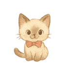 シャム猫mimi♪デカ文字スタンプ（個別スタンプ：35）