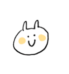 しろいうさぎたん（個別スタンプ：4）