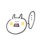 しろいうさぎたん（個別スタンプ：6）