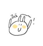 しろいうさぎたん（個別スタンプ：18）
