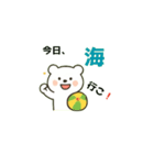 しろくまくん in 四季（個別スタンプ：4）