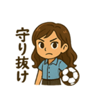 サッカーママの応援！スタンプ（個別スタンプ：5）