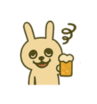 酒飲みうさぎスタンプ（個別スタンプ：1）