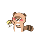 不憫なタヌキさん（個別スタンプ：4）